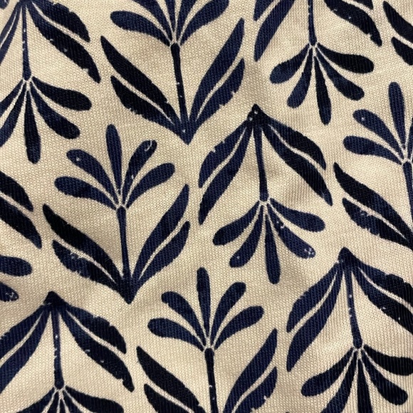 Pajamagram Brand NWT Women's Large Long Sleeve Top/Pants Set Navy & White - Picture 3 of 6